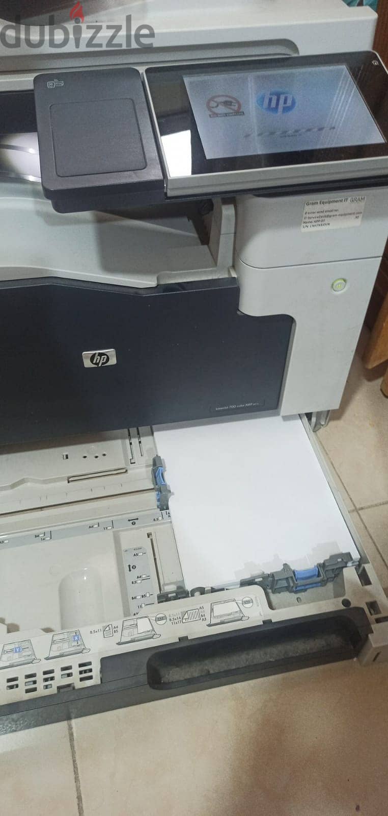 Hp laserjet 700 color MFP M775 printer طابعة 4