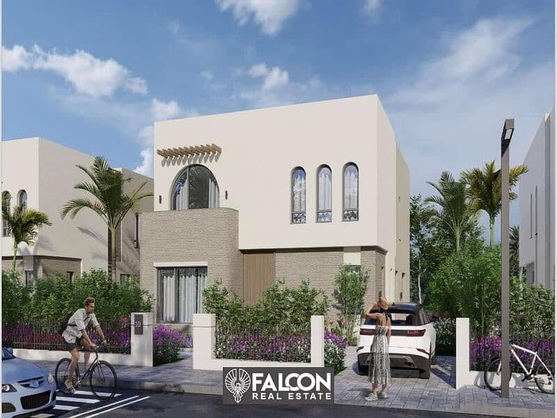 The opportunity to own a 214-meter townhouse villa in Marina 8 at the lowest prices, with a 10% down payment and installments over 7 years. 4