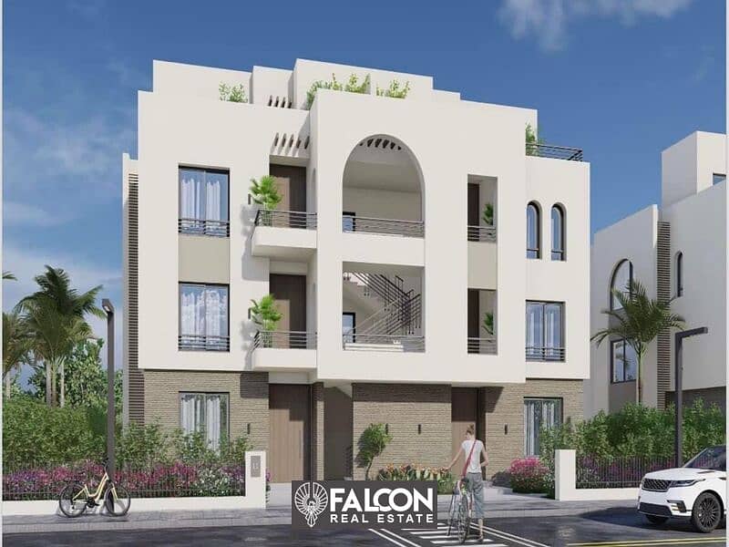 The opportunity to own a 214-meter townhouse villa in Marina 8 at the lowest prices, with a 10% down payment and installments over 7 years. 7