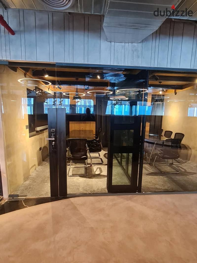 Office 413m for Sale Park Street el Sheikh zayed Fully furnished ready to Move مكتب للبيع بالشيخ زايد 413م كامل التشطيب استلام فوري 5