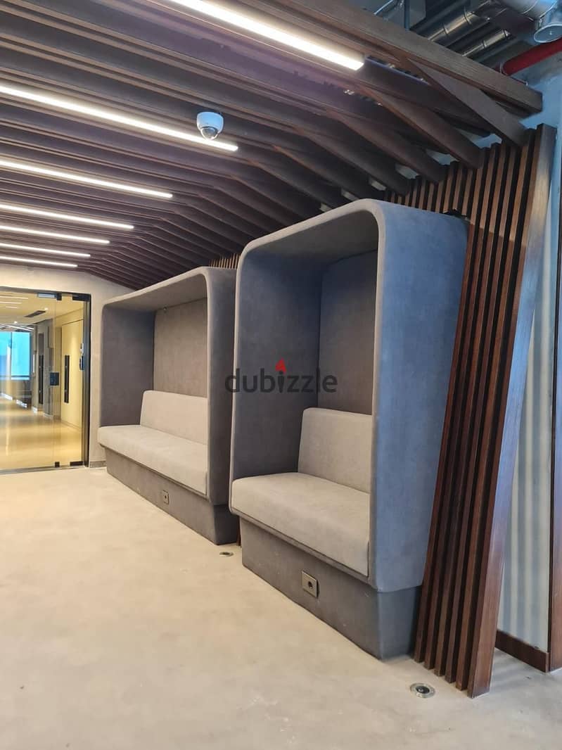 Office 413m for Sale Park Street el Sheikh zayed Fully furnished ready to Move مكتب للبيع بالشيخ زايد 413م كامل التشطيب استلام فوري 12