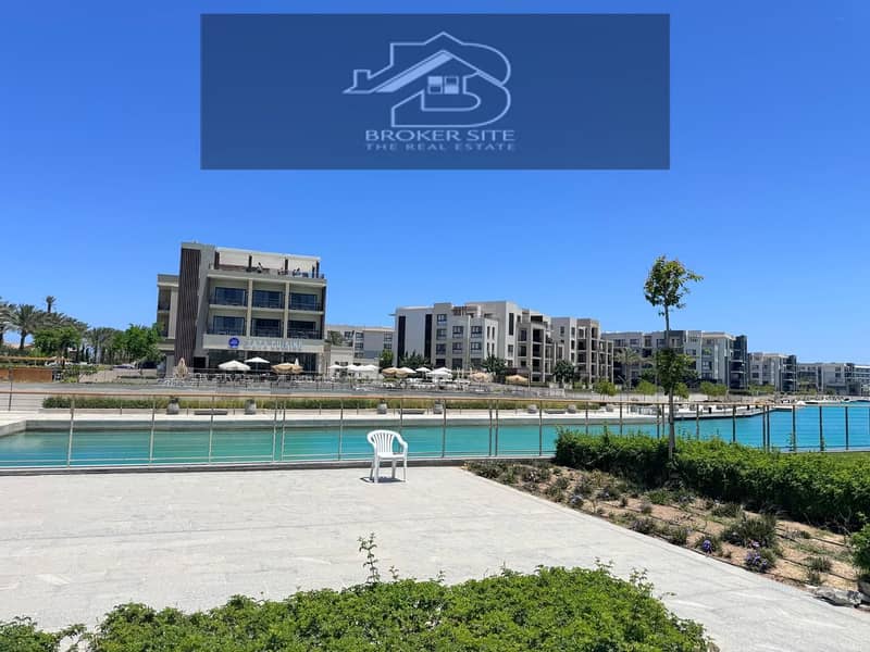 شاليه ارضى بجاردن بفيو مميز للقناه  غرفه فى مارينا مراسى | Ground floor chalet with special canal view in marina marassi 2