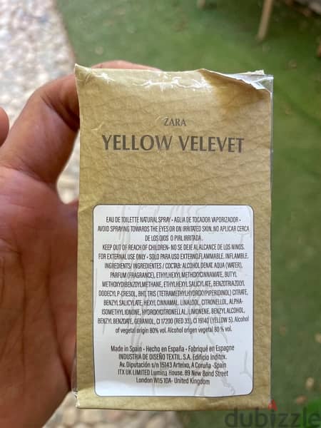 zara yellow velvet perfume 1