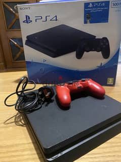 PS4 slim with box 500GB