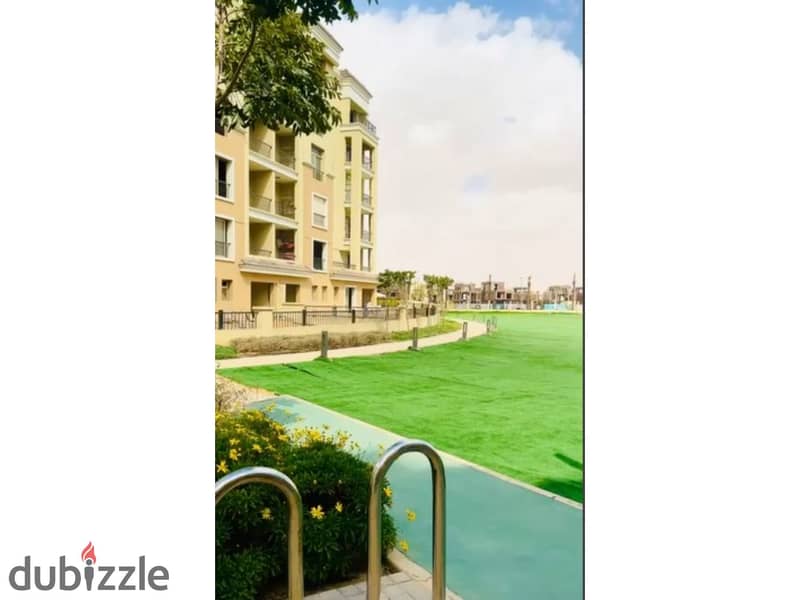 Apartment 204 sqm with garden 126 sqm for sale in Sarai, New Cairo, Mostakbal City. 5