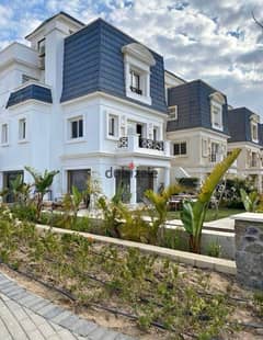 Townhouse for sale, immediate delivery, Mountain View October Park Compound, near the Ring Road and 26th of July Axis