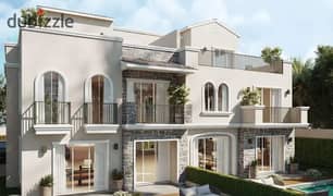 Twin House for Sale in compound Ever new Cairo . . installments . . prime location