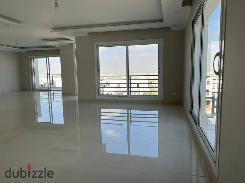 lowest price Semi furnished apartment 213m for rent Hyde Park new cairo prime view 1