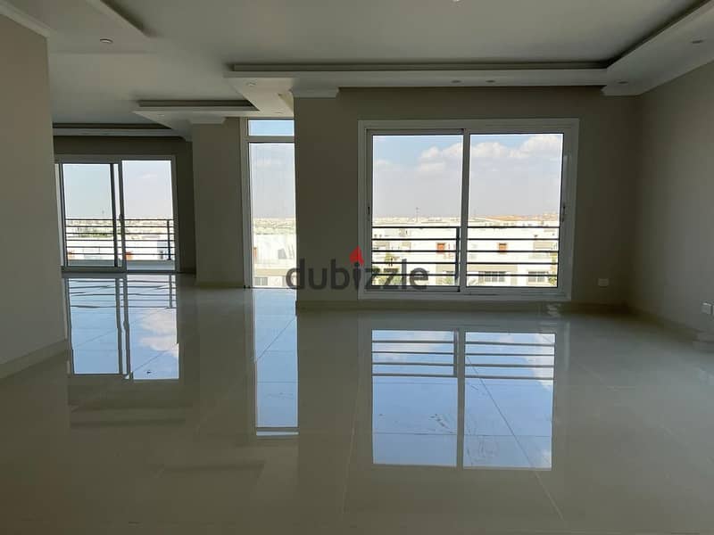 lowest price Semi furnished apartment 213m for rent Hyde Park new cairo prime view 2