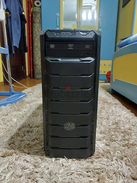 case تجميعة كيسة i3 8100 + gtx 1060 3gb + 16 ram + hard 2 tb 1