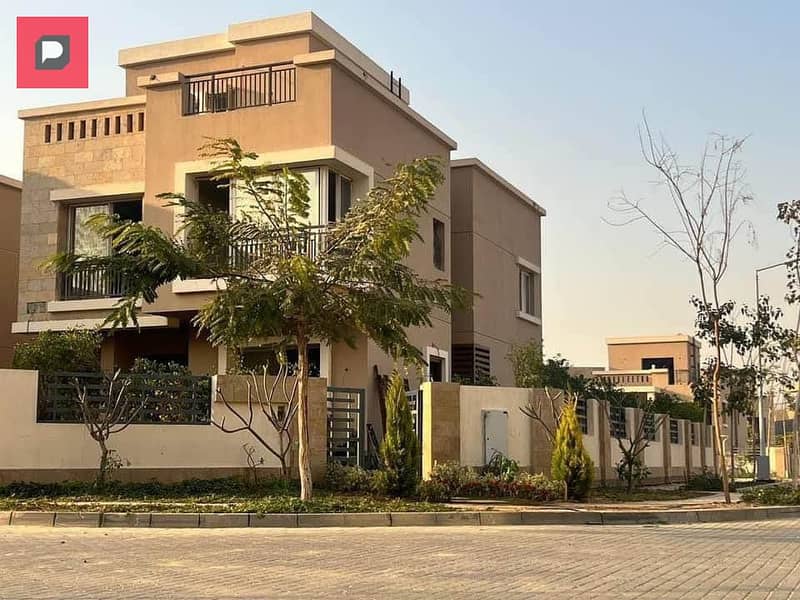 Own an apartment with a garden for sale in Sarai Compound in New Cairo, near the Fifth Settlement and the American University And Cairo airport 11