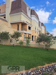 S Villa with garden 212m with  installments in Sarai New Cairo Mostakbal  سراي القاهرة الجديدة بجوار مدينتي