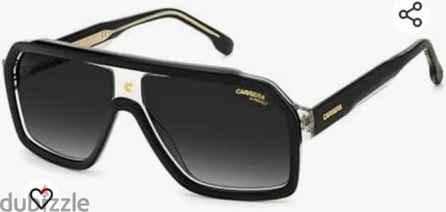 نظارة شمس ماركة CARRERA   فرنسية طراز  1053 Blak grey