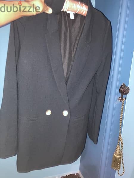 H&M Linen blend Blazer jacket 2