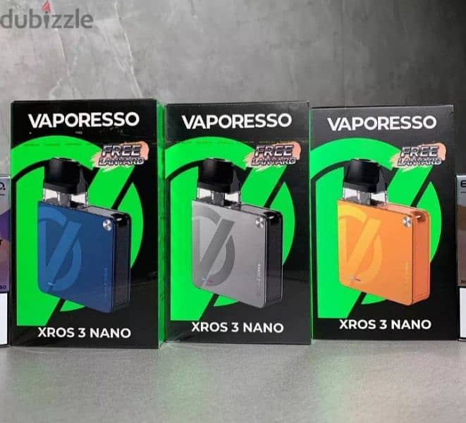 فابوريسو اكس روس 3 نانو فيب جديد متبرشم Vaporesso XROS 3 Nano vape now 3