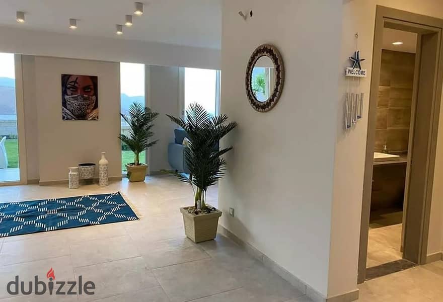 ready to move at monte galala, ground floor chalet with garden, finished, in Ain Sokhna العين السخنة شاليه للبيع إستلام فوري 6