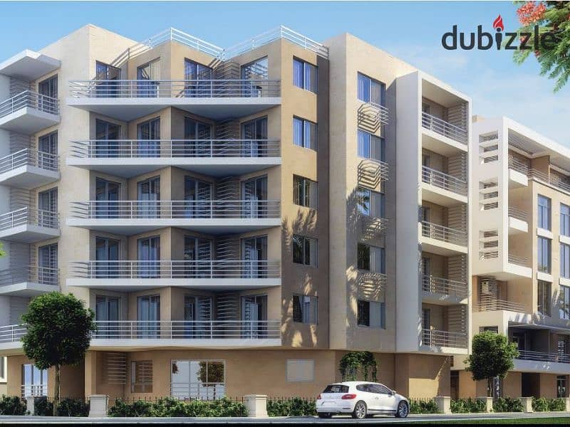 Apartment for sale in a 103-meter private garden in Taj City, with a 5% down payment and a cash discount of up to 39% in the Fifth Settlement 5