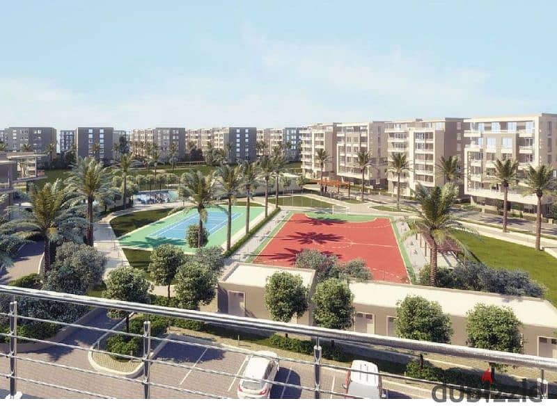 Apartment for sale in a 103-meter private garden in Taj City, with a 5% down payment and a cash discount of up to 39% in the Fifth Settlement 6