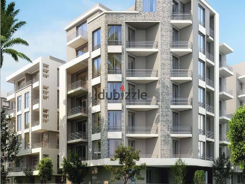 Apartment for sale in a 103-meter private garden in Taj City, with a 5% down payment and a cash discount of up to 39% in the Fifth Settlement 12