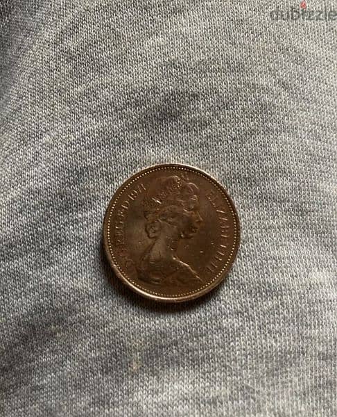 1971 british 2p coin 0