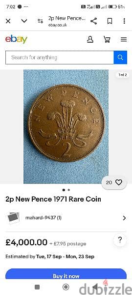 1971 british 2p coin 2