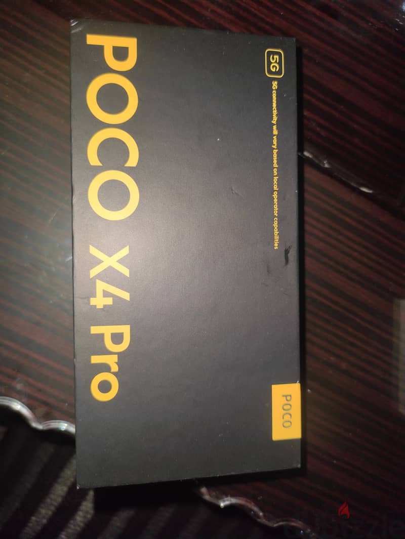 Poco X4Pro 5G جديد لم يستخدم من اسبانيا بالفاتورة لون ازرق مميز 256\8 4