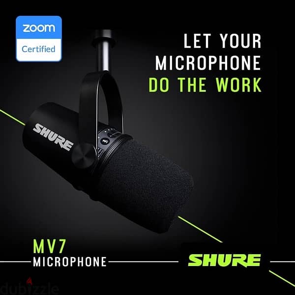 Shure Mv7 Microphone - USB / XLR / Headphone jack 1