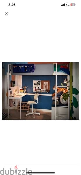 ikea loft bed as new 1