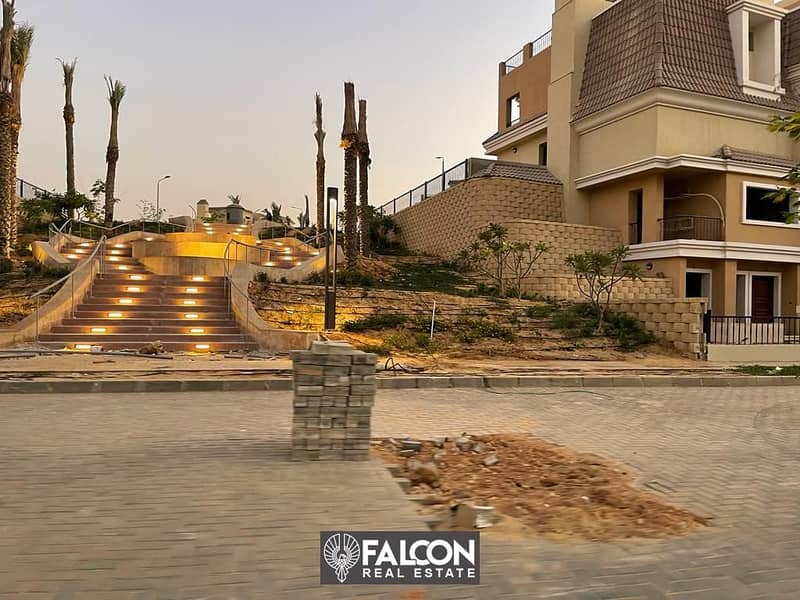 Villa for sale at the price of an apartment in a fully serviced compound, with installments over 8 years 2