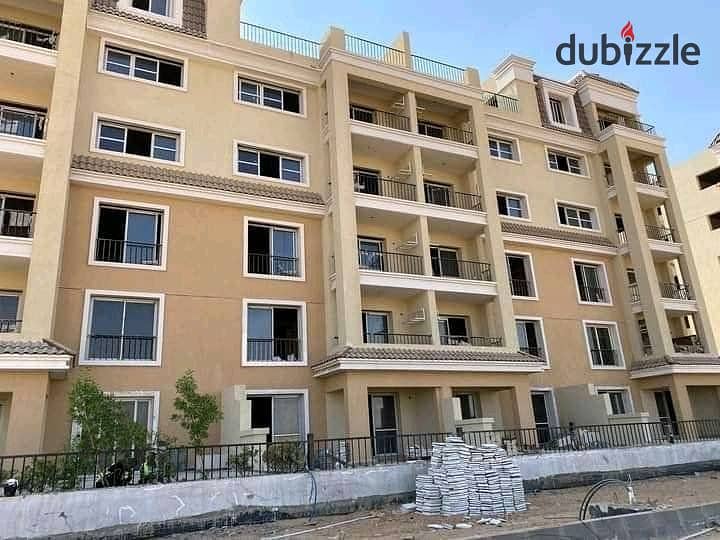 Apartment for sale with a down payment of 560,000 in Sarai Compound, Mostakbal City 1