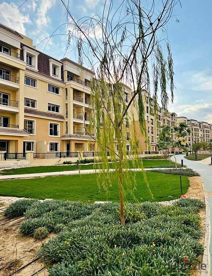 Apartment for sale with a down payment of 560,000 in Sarai Compound, Mostakbal City 5