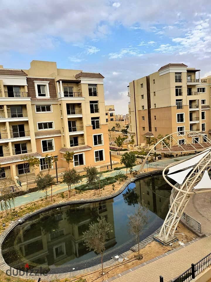 Apartment for sale with a down payment of 560,000 in Sarai Compound, Mostakbal City 7