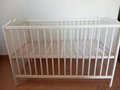 Ikea hensvik baby cot bed frame