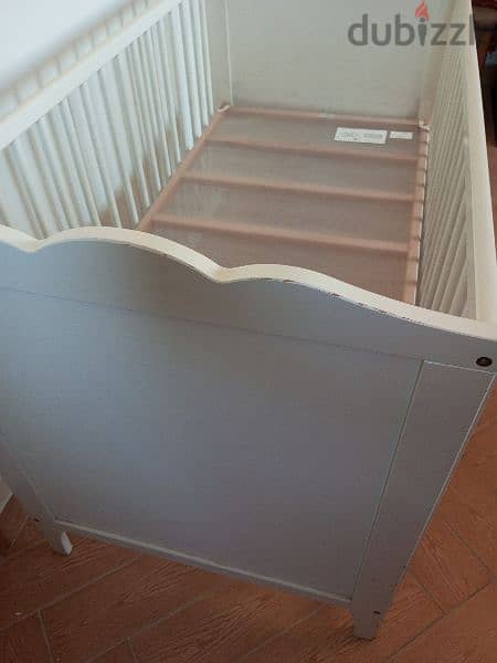 Ikea hensvik baby cot bed frame 2