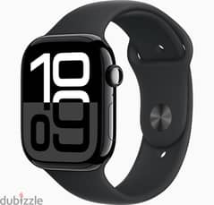 Apple Watch Series 10 GPS, 46mm Jet Black Aluminum Case