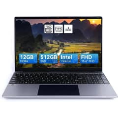 15.6''Laptop 12GB DDR4 512GB SSD