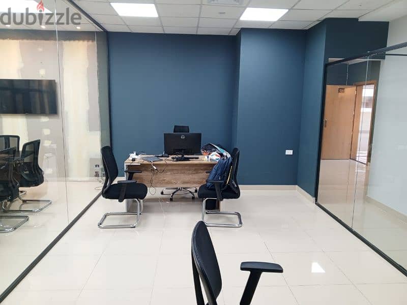 مكتب اداري للبيع 130م بعائد شهري في التجمع الخامس Office For Sale 130M 10