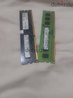 رامات 2 جيجا ddr3 قطعتين