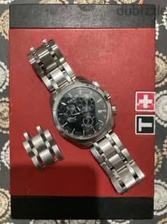 tissot watch original  ساعة تيسوت اصلية بجميع مشتملاتها حتى العقل