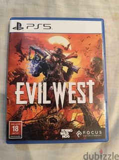 Evil West PS5 USed game for sale in a perfect condition