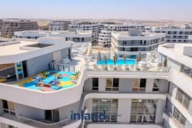 Duplex for sale 327m super lux finishing receipt of one year in Mostakbal City next to Palm Hills in Bloomfields Compound with 10 years installments