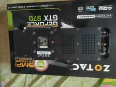 كارت 970 gtx zotac amp extreme core edition