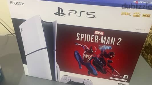 PS5 slim CD + spider man 2 game