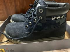 original caterpillar and Jordan shoes