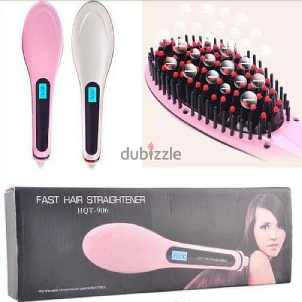 فرشاة_سشوار fast hair straightener HQT-906 1