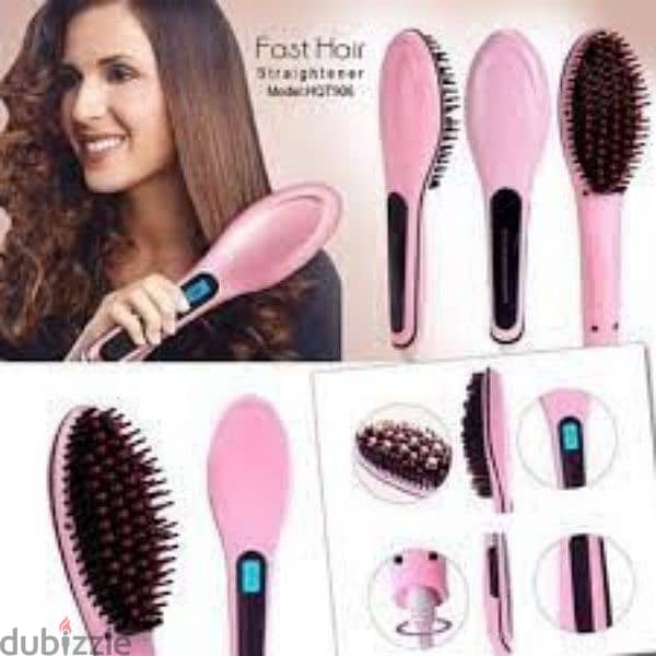 فرشاة_سشوار fast hair straightener HQT-906 5