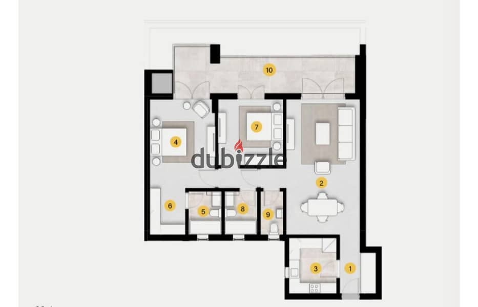 Apartment-Zed towers Sheikh Zayed-Prime location 5