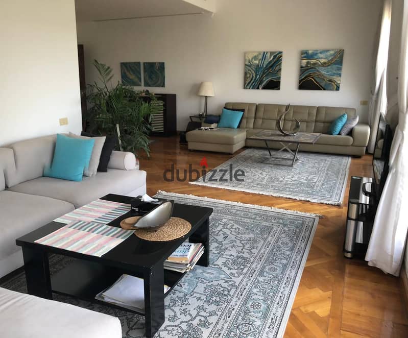 For Rent Furnished Apartment First Floor  in Katameya Height 3