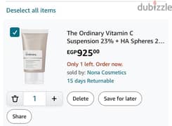 the ordinary vitamin C 0