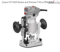 Crown CT11023 Router and Trimmer 710 w 0